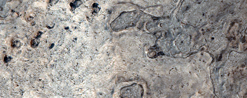 Light-Toned Rock Outcrops in Northeast Sinus Meridiani
