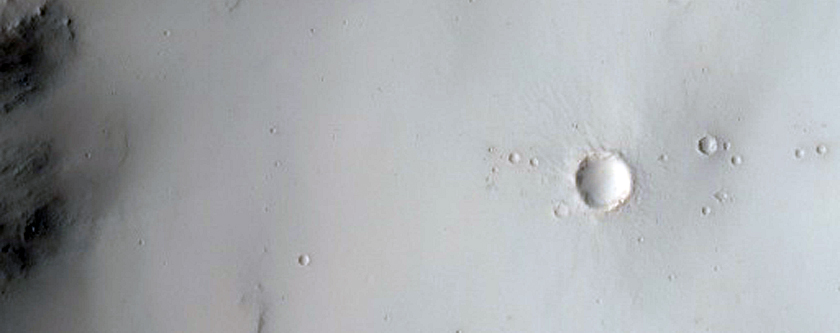 Sinus Crater Volcanic Flow