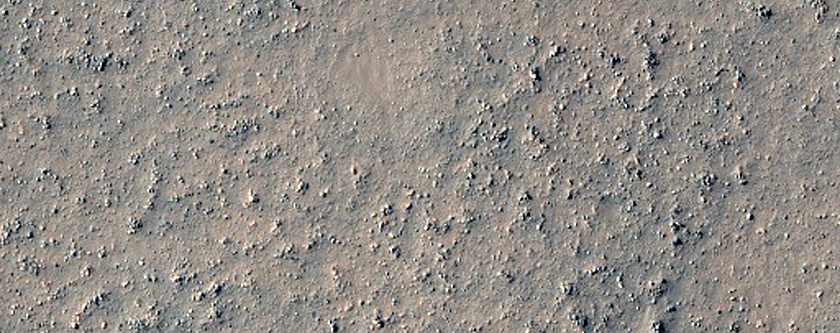 Icaria Fossae Crater Interior