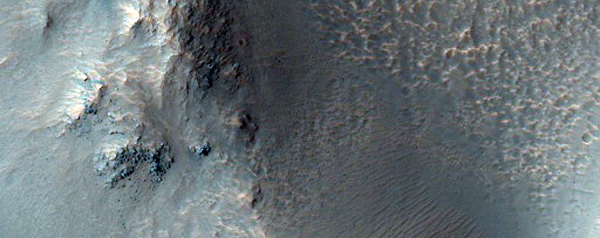 Layers North of Terby Crater