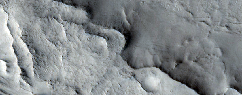Rugged Terrain at Huo Hsing Vallis