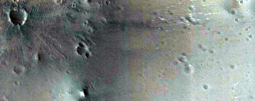 Partially Infilled Unnamed Crater in Southern Arabia