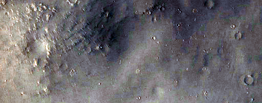 Fractured Ground in Crater Floor