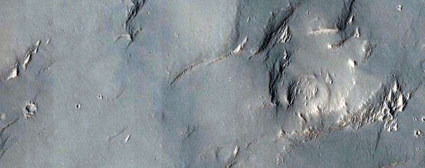 Crater Ejecta in South Memnonia Region
