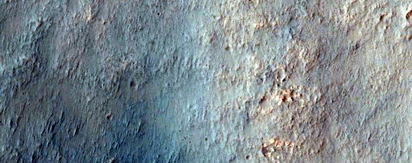 Gorgonum North Rim Vallis