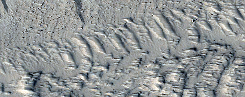 Olympica Fossae with Channel Breakouts