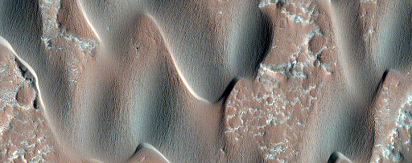 Dark Dunes in Herschel Crater