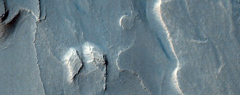 Layers in Spallanzani Crater