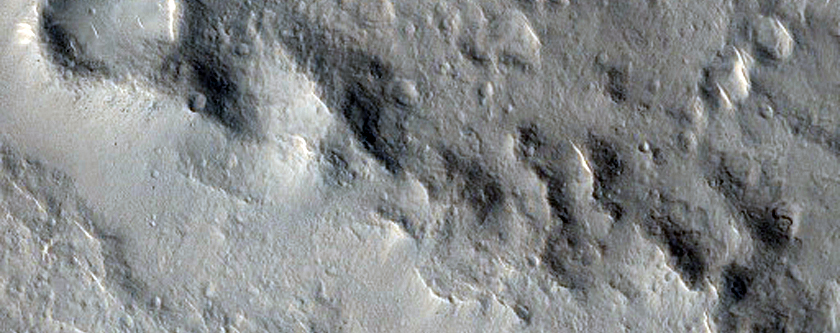 Pit Crater Chain in Isidis Region