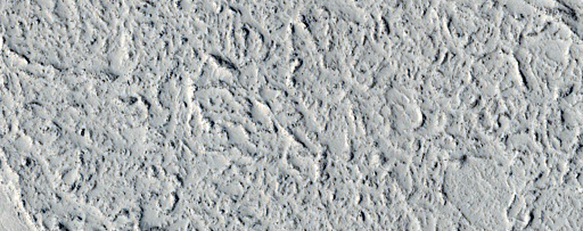 Flow Obstructions and Wakes Southeast of Elysium Planitia