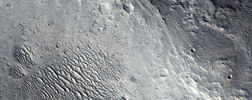 Flow Ejecta of Crater