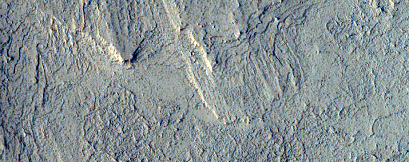 Dark Layering in Henry Crater Floor