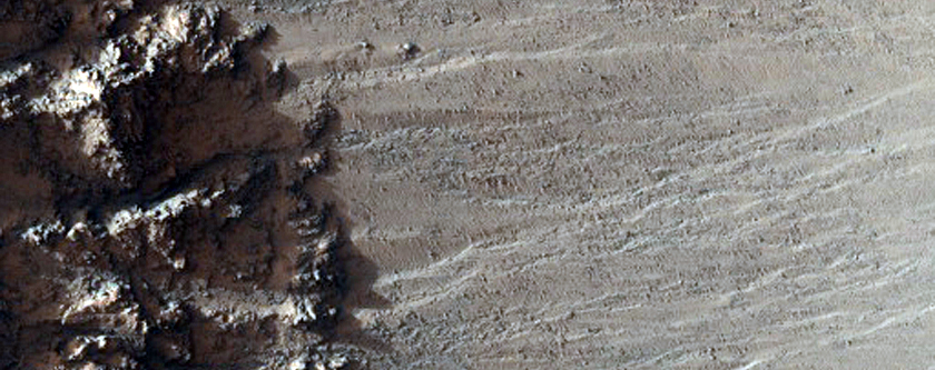 Cover 20 Gullies Previously Identified in MOC Image M10-00886