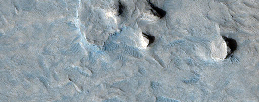 Large Area of Exposed Light-Toned Layering in Meridiani Region