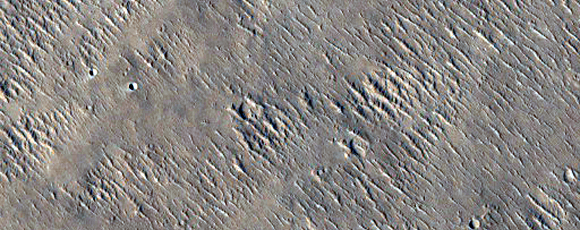 Secondaries on Possible Ash Deposits North of Apollinaris Region