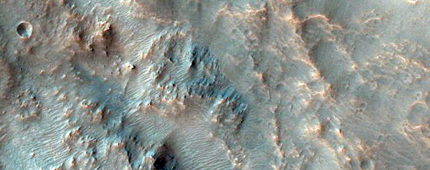 Central Uplift of Runanga Crater