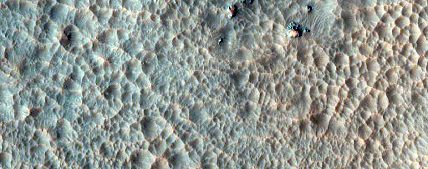 Unnamed Small Rayed Crater in Hesperia Region