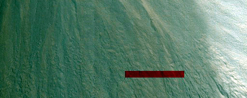 Young Crater in North Mid-Latitude