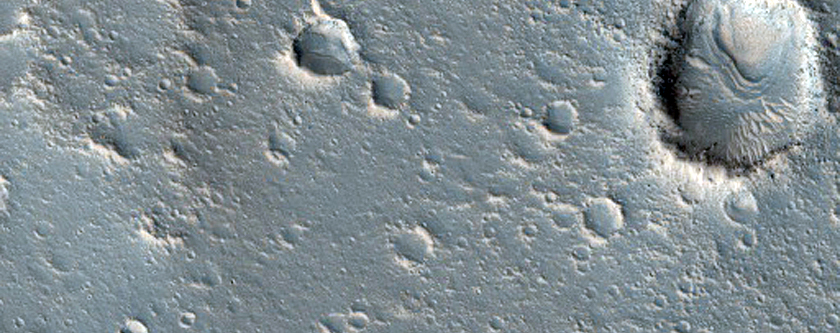 Cratered Cones Near Hephaestus Fossae