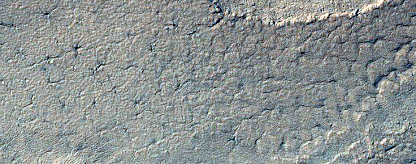 Spallanzani Crater-Like Layering in South Polar Crater