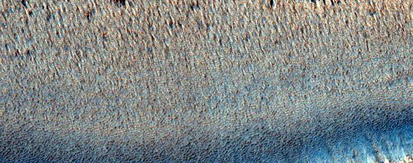 Layered Scarp on North Edge of South Polar Outlier