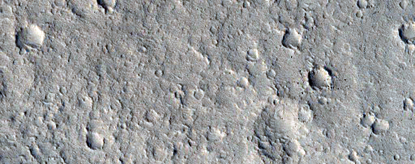 Knobby Terrain and Layering Near Lucus Planum