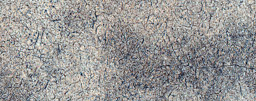 Pitted Terrain in South Polar Region