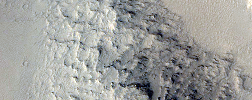Henry Crater Layered Deposits