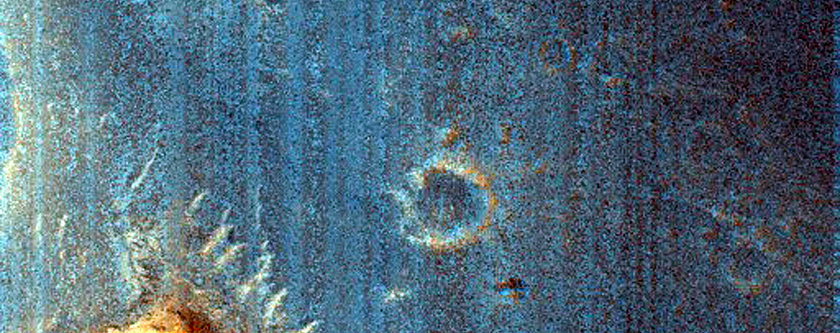 Part of Valley System Seen in CTX Image 