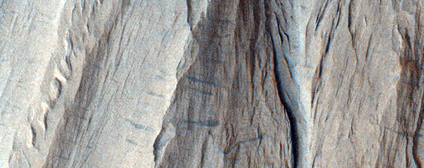 Medusae Fossae Formation Texture Near Sabis Vallis
