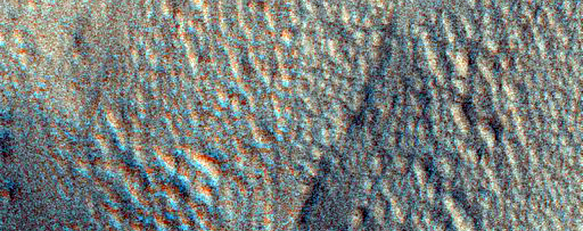 Pavonis Mons Northern Flank Deposits