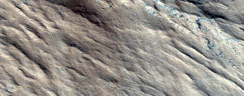 Olympus Mons Southeastern Scarp