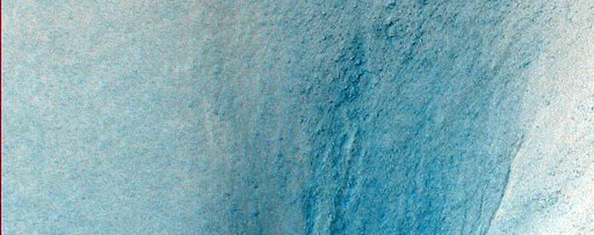 Region with Very Well-Developed Gullies As Seen in MOC Image M14-01408