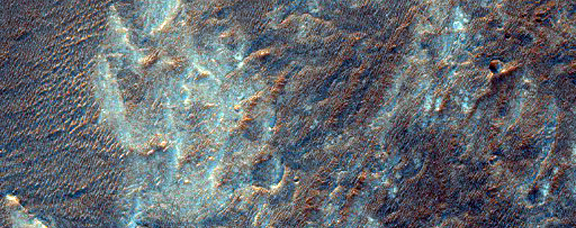 Alluvial Fans in Holden Crater