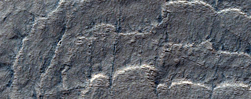 Unconformity in South Polar Layered Deposits