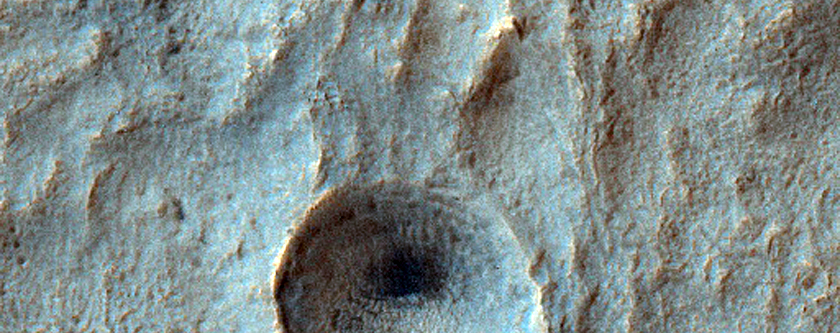 HiRISE | Rare Double-Layered Ejecta Crater in Southern Highlands (PSP ...