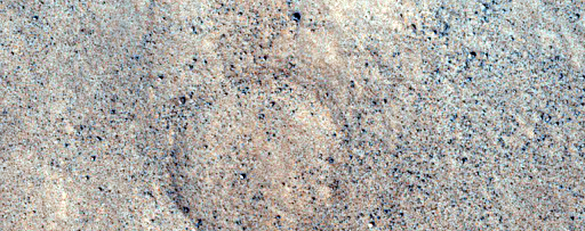 Fresh Crater in Northeast Arabia Region