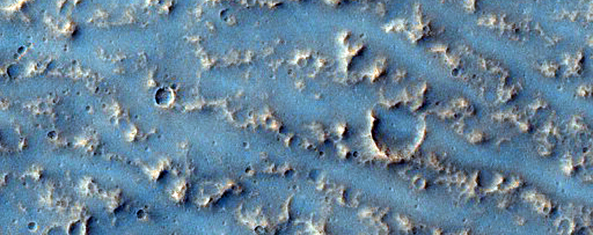 Surrounding Terrain of Zumba Crater