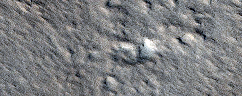 East of Olympus Mons Caldera