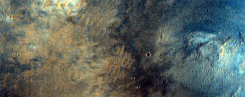 Hydrated Mineral Signature in Tyrrhena Region