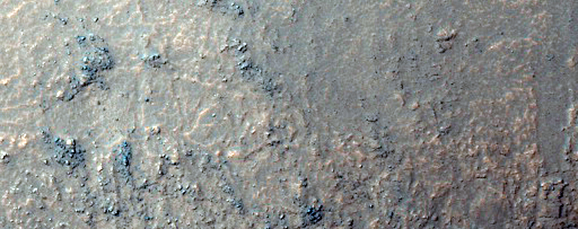 Olivine-Rich Ejecta of Crater within Argyre Region