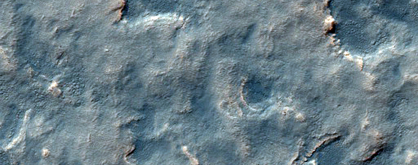Possible Exposures of South Polar Layered Deposits
