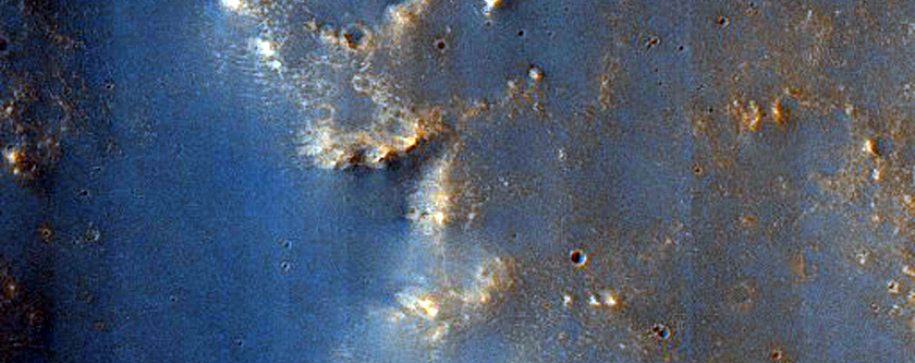 Breached Crater Rim