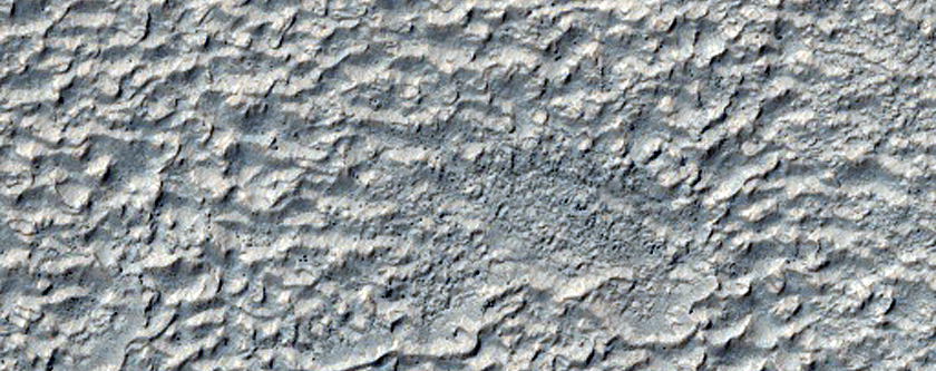 Small Eroded Highlands Volcano in Western Terra Cimmeria