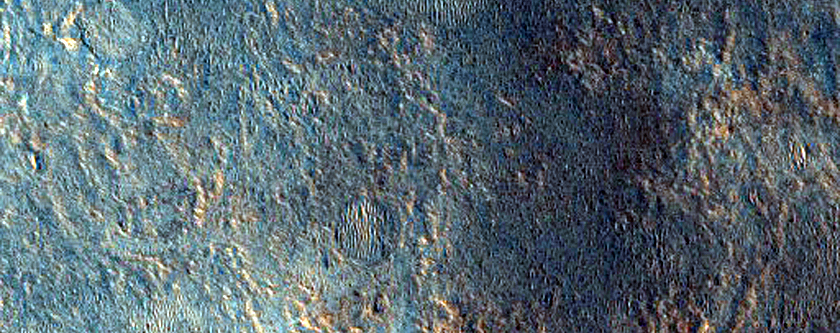 Hydrated Mineral Signature in Tyrrhena Region