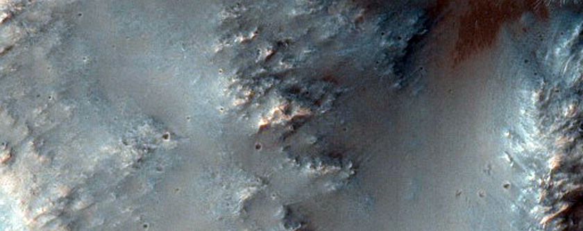 Terra Tyrrhena Crater Floor Deposit