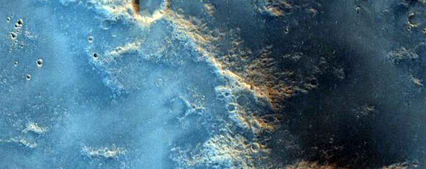 Terra Tyrrhena Hydrated Crater