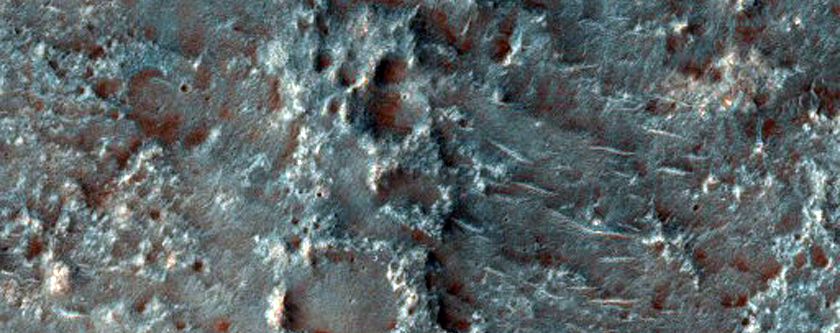 Hydrated Crater in Terra Tyrrhena