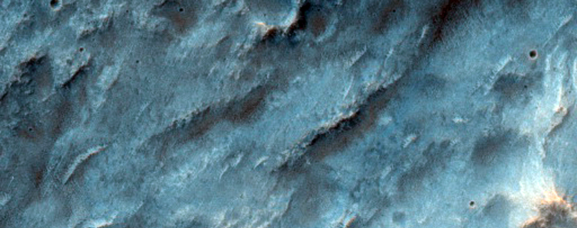 Multiple-Layer Ejecta Crater in Hesperia