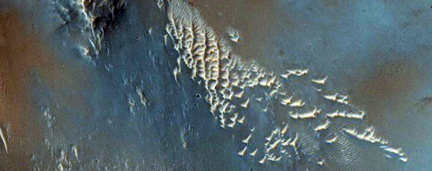 Terra Tyrrhena Crater Floor Deposit